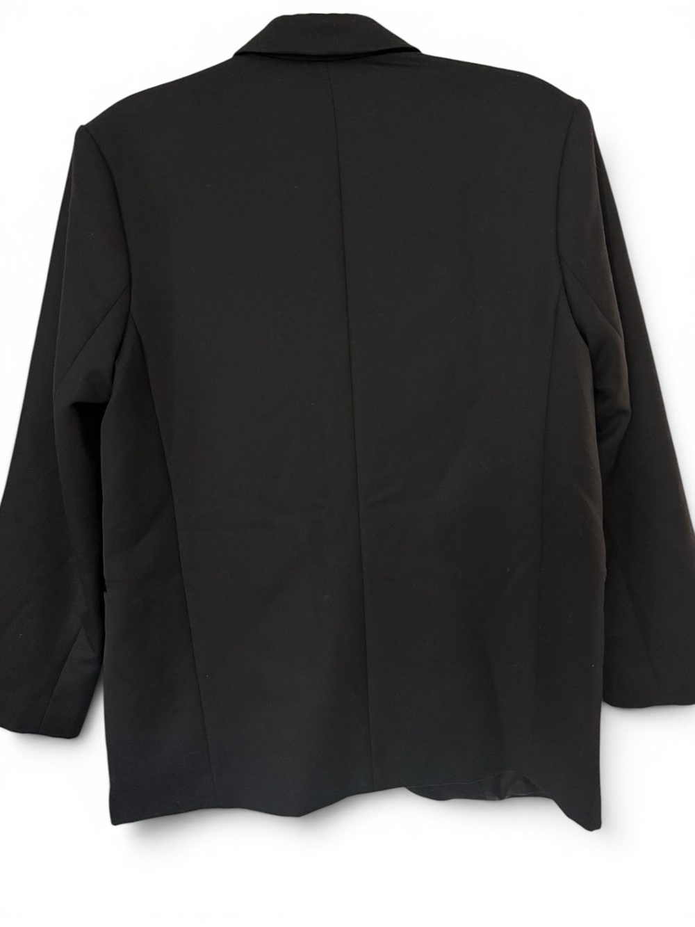 Anine Bing Quinn Oversized Wool Blazer Black Retail $550 Minimalist Chic Size XS - Picture 7 of 15